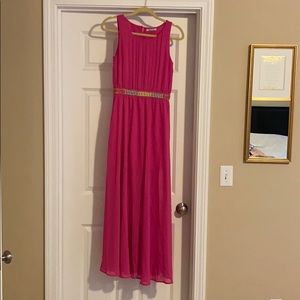 Hot pink maxi